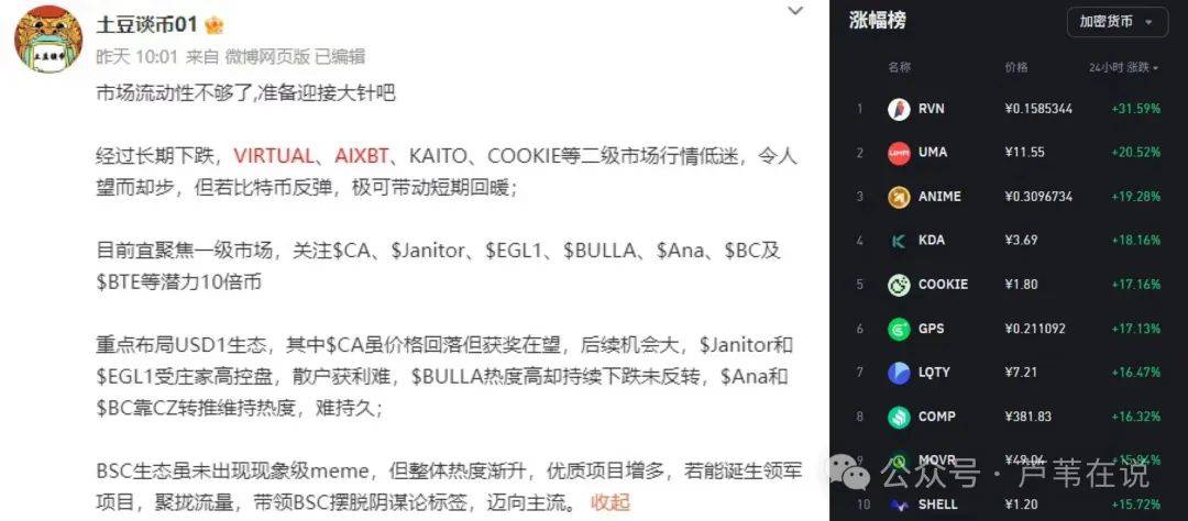 比特币冲破11万，三件事引爆行情！ETH将暴涨3000！山寨补涨，AI、MEME龙头集体暴走！BSC链再出金狗，上车下一个百倍币