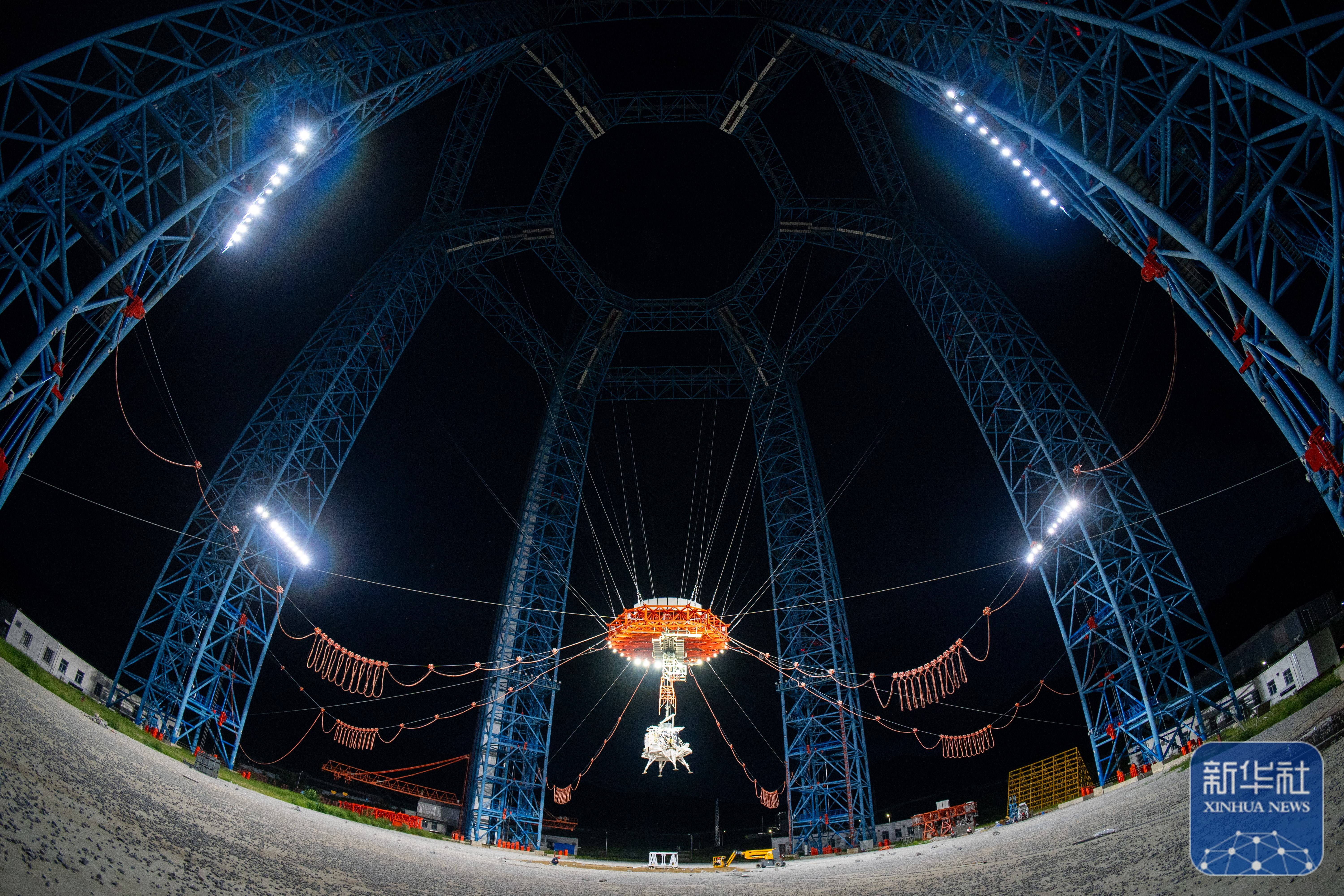 我国首次完成载人月球探测任务揽月月面着陆器着陆起飞综合验证试验