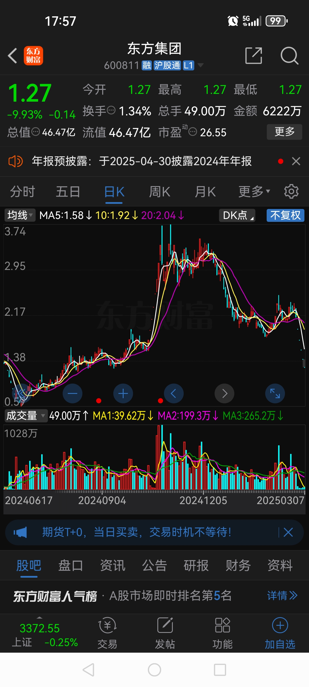 东方通股票(东方通股票代码)